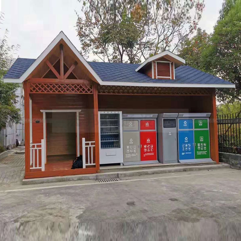 社區(qū)垃圾分類(lèi)亭常用功能有哪些？可向智能化垃圾亭拓展嗎？配圖二